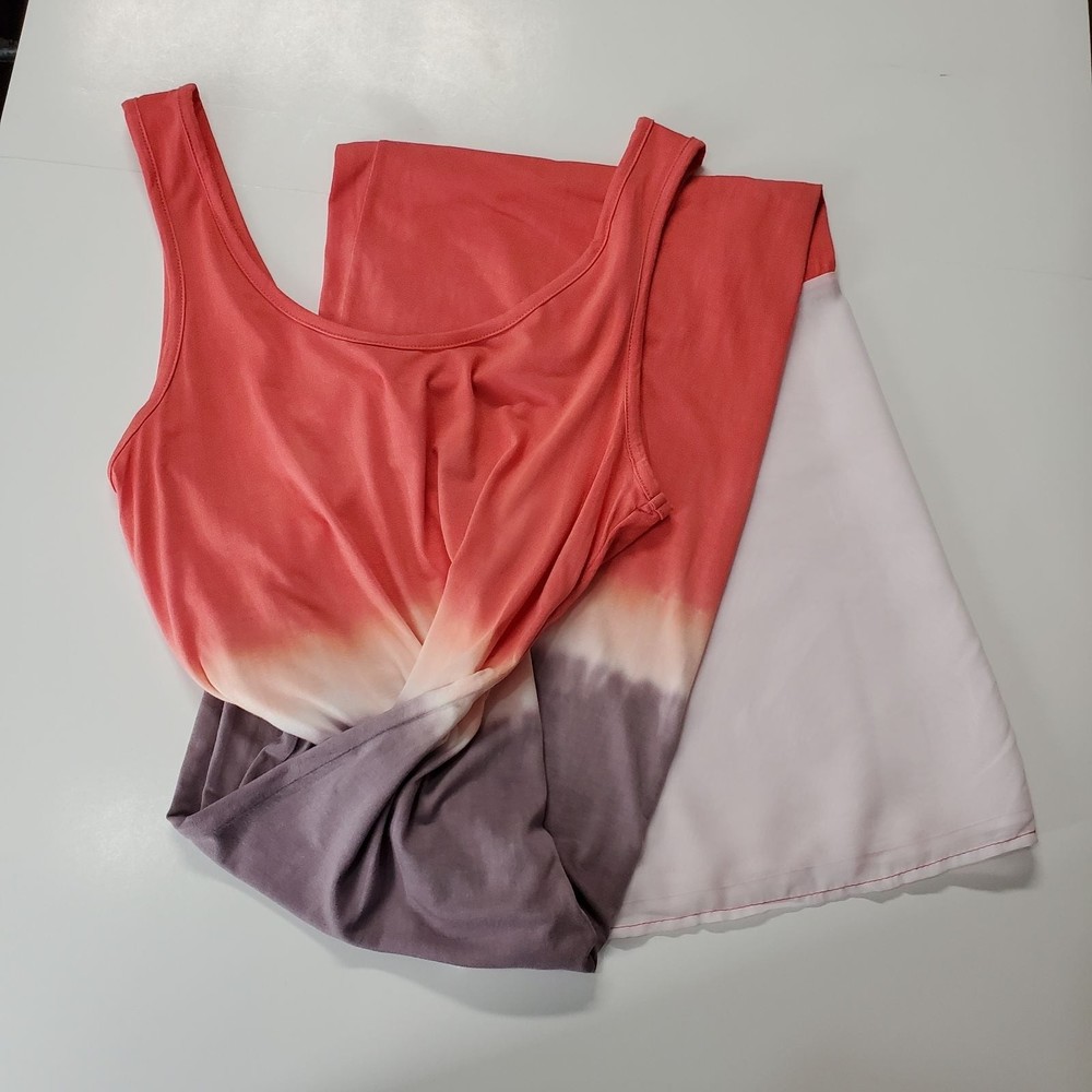 Lovemarks Long Dip Dye Maxi Tank Dress M